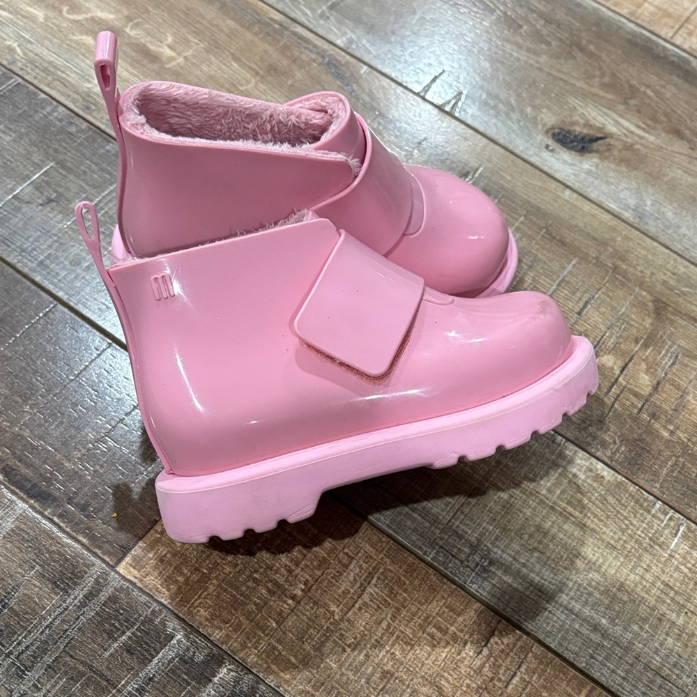 Pink Kids Boots mini Melissa